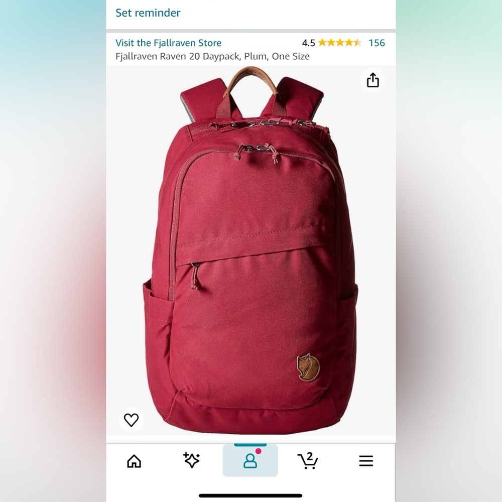 Fjallraven Raven 20 Liter Backpack